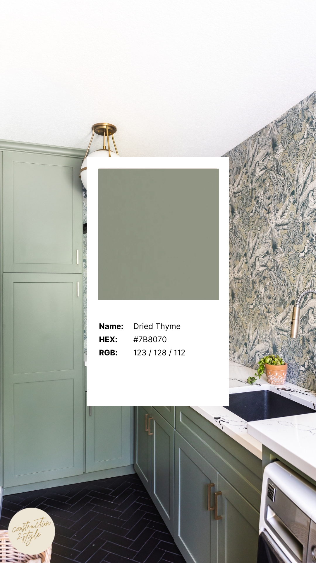 dried thyme is one of our favorite paint colors as well, it's warm, earthy and balances spaces very well